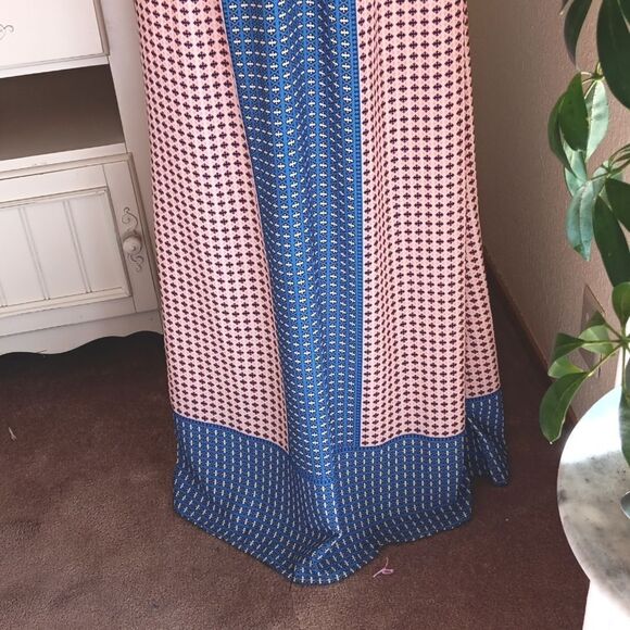 Lush Colorblock Maxi Dress Boho Y2K - Picture 3 of 8